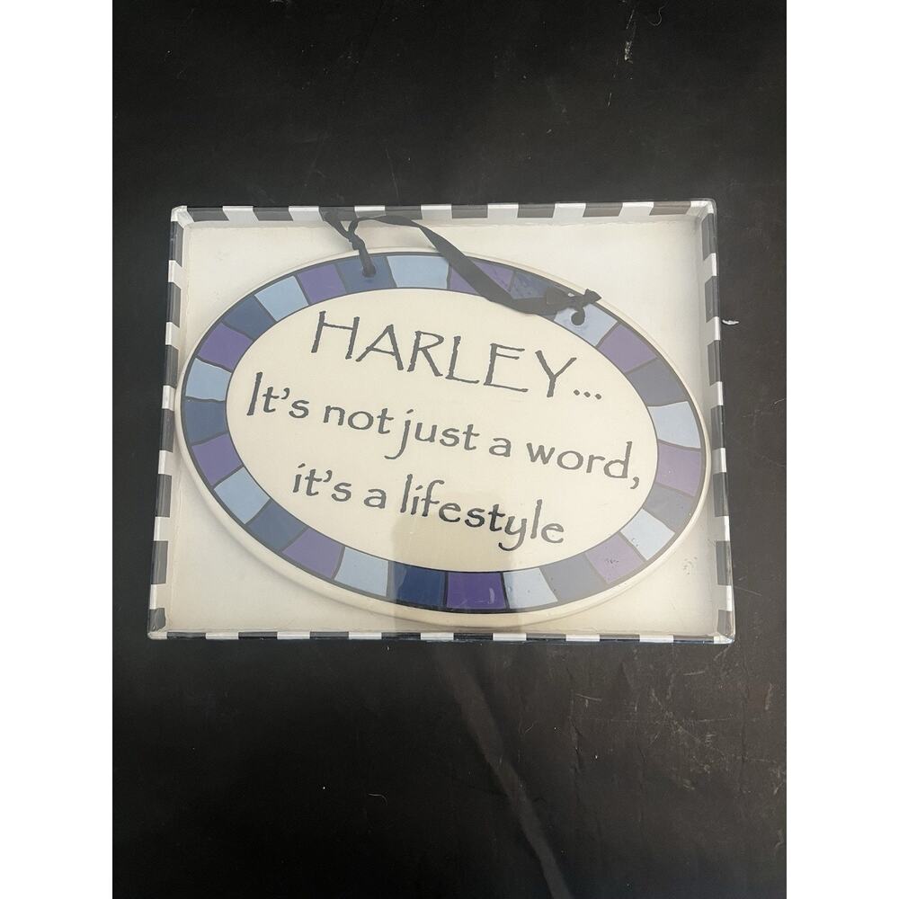 Tumbleweed Pottery | Harley Lifestyle Name | Ceramic Hanging Decor | NIB